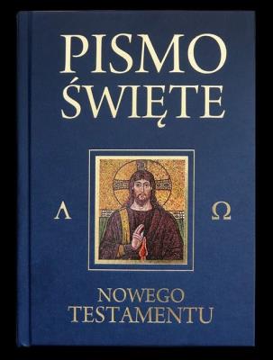Pismo Św. Nowego Testamentu - Granat. Autor: ks. bp. Romaniuk Kazimierz. SmakLiter.pl Okładka książki Pismo Św. Nowego Testamentu - Granat