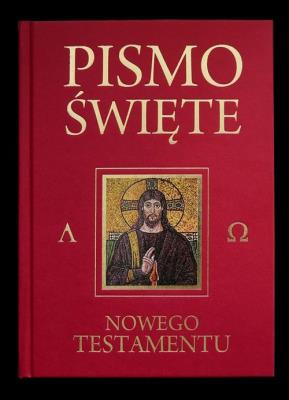 Pismo Św. Nowego Testamentu - Bordo. Autor: ks. bp. Romaniuk Kazimierz. SmakLiter.pl Okładka książki Pismo Św. Nowego Testamentu - Bordo