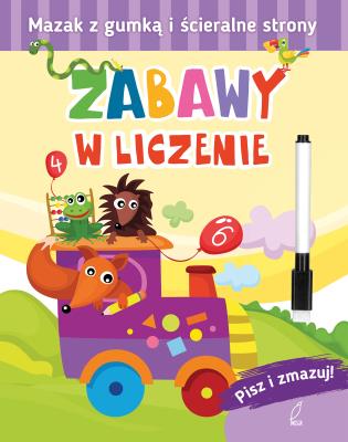 Okładka książki Pisz i zmazuj Zabawy w liczenie