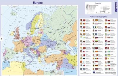 Opakowanie Podkładka na biurko Mapa Europy