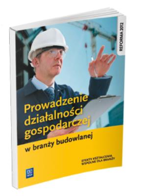 Okładka książki Prowadzenie działalności gospod. w branży budowl.