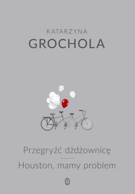 Przegryźć dżdżownicę Houston, mamy problem. Autor: Katarzyna Grochola. SmakLiter.pl Okładka książki Przegryźć dżdżownicę Houston, mamy problem
