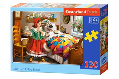 Puzzle 120 Czerwony Kapturek CASTOR. Wydawca: Castorland. SmakLiter.pl Opakowanie Puzzle 120 Czerwony Kapturek CASTOR