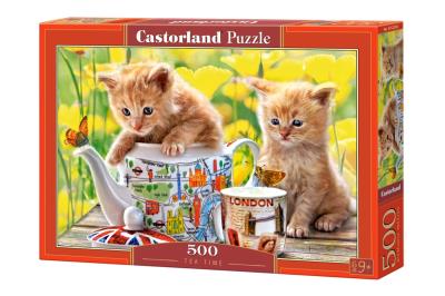 Puzzle Tea Time 500. Wydawca: Castorland. SmakLiter.pl Opakowanie Puzzle Tea Time 500
