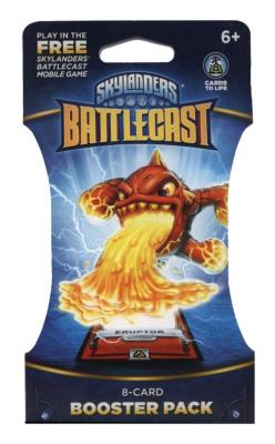 Opakowanie Skylanders Battlecast Booster Pack Eruptor 8 kart