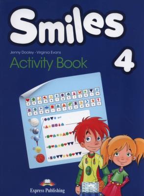 Smiles 4 Activity Book. Autor: Dooley Jenny, Evans Virginia. SmakLiter.pl Okładka książki Smiles 4 Activity Book