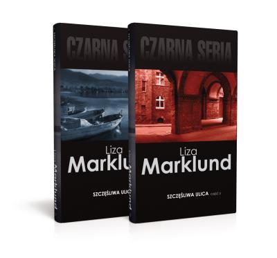 Szczęśliwa ulica Część 1-2. Autor: Liza Marklund. SmakLiter.pl Okładka książki Szczęśliwa ulica Część 1-2