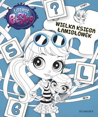 Wielka Księga Łamigłówek. Littlest Pet Shop. Autor: Marta Jamrógiewicz. SmakLiter.pl Okładka książki Wielka Księga Łamigłówek. Littlest Pet Shop