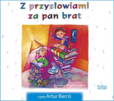 Okładka książki Z przysłowiami z pan brat- audiobook