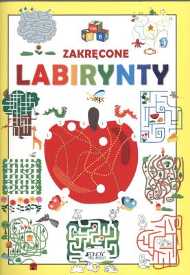 Zakręcone labirynty. Autor: Anastasia Zanoncelli. SmakLiter.pl Okładka książki Zakręcone labirynty