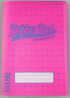 Opakowanie Zeszyt A5/60K kratka Neon pink PUKKA