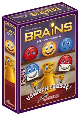 Brains: Uśmiech proszę! LACERTA. Autor: Knizia Reiner. SmakLiter.pl Okładka książki Brains: Uśmiech proszę! LACERTA