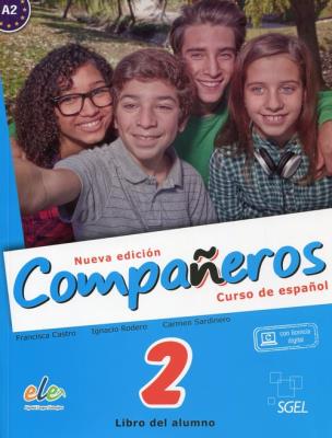 Companeros 2 Podręcznik+licencja digital. Autor: Castro Francisca, Sardinero Franco Carmen. SmakLiter.pl Okładka książki Companeros 2 Podręcznik+licencja digital