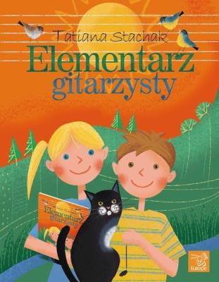 Elementarz gitarzysty. Autor: Tatiana Stachak. SmakLiter.pl Okładka książki Elementarz gitarzysty