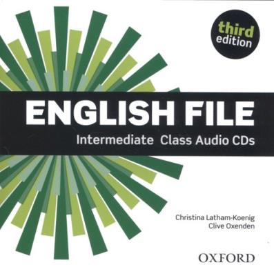 English File Intermediate Ciass Audio CD. Autor: Latham-Koenig Christina, Oxenden Clive. SmakLiter.pl Okładka książki English File Intermediate Ciass Audio CD