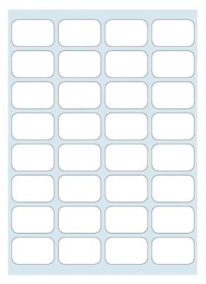 Opakowanie Etykiety A białe 19/12 180