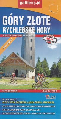 Okładka książki Góry Złote Góry Rychlebskie 1:40 000