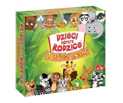 Opakowanie Gra. Zwierzaki dzieci kontra rodzice