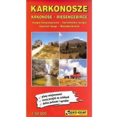 Okładka książki Karkonosze mapa 1:50 000