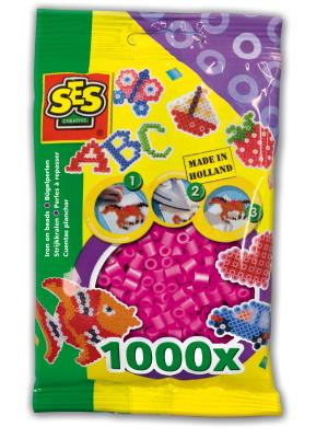 Opakowanie Koraliki do prasowanek - ciemny róż