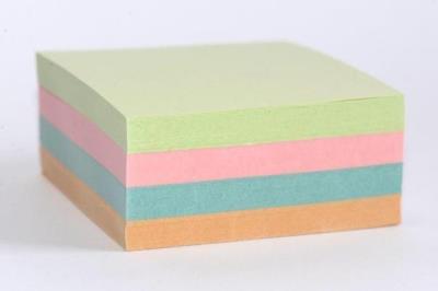 Opakowanie Kostka klejona 85x85x40mm mix kolor D.RECT