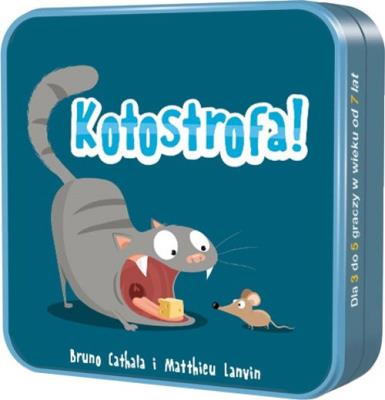 Kotostrofa. Autor: Bruno Cathala, Lanvin Matthieu. SmakLiter.pl Okładka książki Kotostrofa