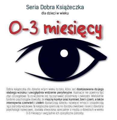 Książeczka dla dzieci w wieku 0-3 miesięcy. Autor: Agnieszka Starok. SmakLiter.pl Okładka książki Książeczka dla dzieci w wieku 0-3 miesięcy