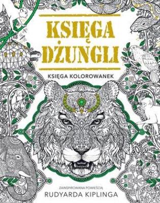 Okładka książki Księga dżungli. Księga kolorowanek
