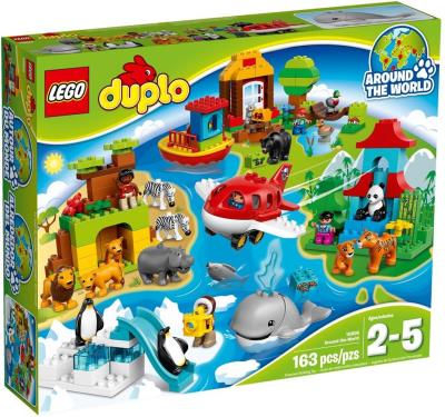 Lego Duplo Dookoła świata. Autor: Duplo. SmakLiter.pl Okładka książki Lego Duplo Dookoła świata
