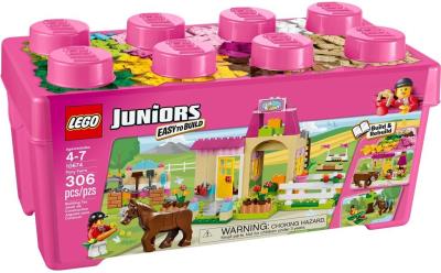 Okładka książki Lego JUNIORS 10674 Farma z kucykiem