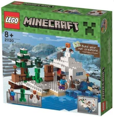 Lego MINECRAFT 21120 Śnieżna kryjówka. Autor: Minecraft. SmakLiter.pl Okładka książki Lego MINECRAFT 21120 Śnieżna kryjówka