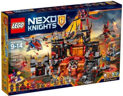 Lego Nexo Knights Wulkaniczna kryjówka Jestro. Autor: Nexo Knights. SmakLiter.pl Okładka książki Lego Nexo Knights Wulkaniczna kryjówka Jestro