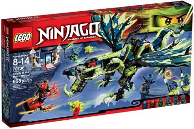 Lego NINJAGO 70736 Atak smoka Morro. Autor: Ninjago. SmakLiter.pl Okładka książki Lego NINJAGO 70736 Atak smoka Morro