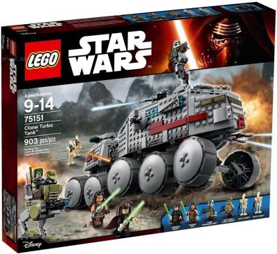 Okładka książki Lego Star Wars Turboczołg klonów