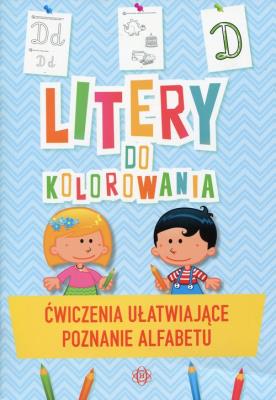 Okładka książki Litery do kolorowania