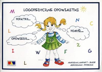 Okładka książki Logopedyczne opowiastki Kolorowanka