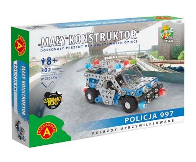 Mały konstruktor Policja. Autor:   Praca zbiorowa. SmakLiter.pl Okładka książki Mały konstruktor Policja