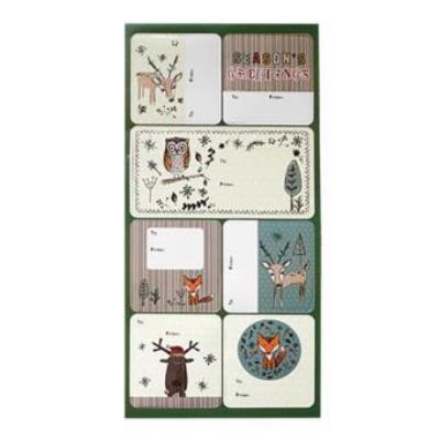 Opakowanie Naklejki do prezentów CHRISTMAS JOY