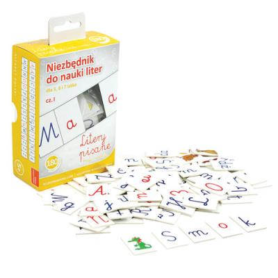 Niezbędnik do nauki liter Część 1 Litery pisane. Wydawca: Remi. SmakLiter.pl Opakowanie Niezbędnik do nauki liter Część 1 Litery pisane
