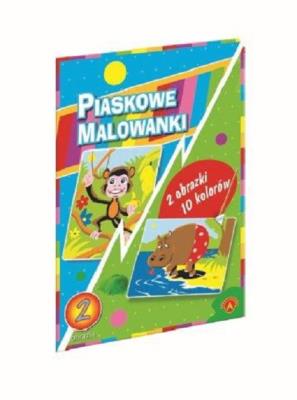 Okładka książki Piaskowa malowanka hipopotan małpa