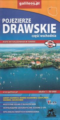 Okładka książki Pojezierze Drawskie część wschodnia, 1:50 000