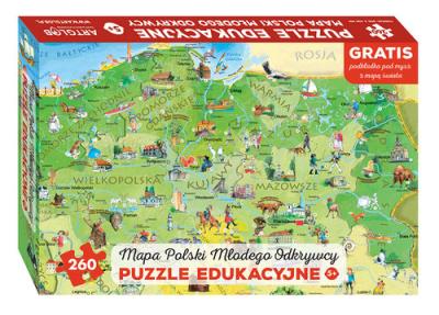 Opakowanie Polska Młodego Odkrywcy puzzle dla dzieci