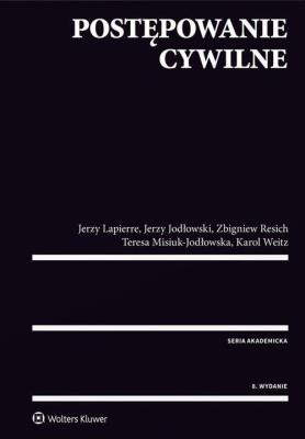 Postępowanie cywilne. Autor: Jodłowski Jerzy, Lapierre Jerzy, Misiuk-Jodłowska Teresa, Resich Zbigniew, Weitz Karol. SmakLiter.pl Okładka książki Postępowanie cywilne