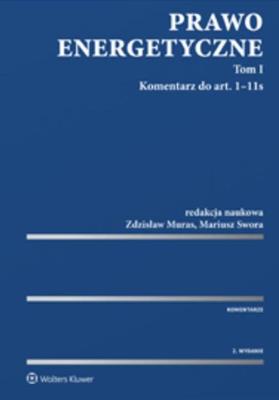 Okładka książki Prawo energetyczne Komentarz