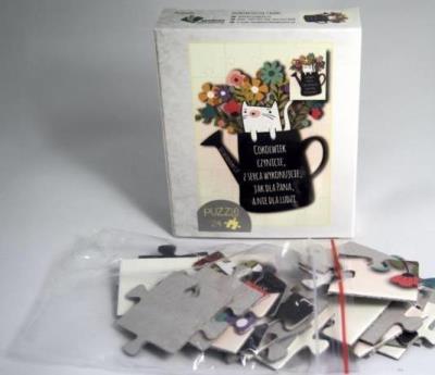 Opakowanie Puzzle. Kot. Cokolwiek czynicie