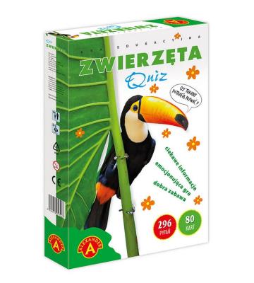 Okładka książki Quiz Zwierzęta Średni