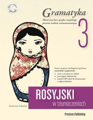 Okładka książki Rosyjski w tłumaczeniach. Gramatyka cz. 3