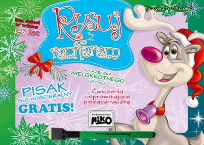 Okładka książki Rysuj z reniferem