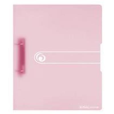 Okładka książki Segregator A4 PP 2R 2,5cm tran. pastell Różowy