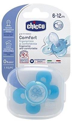 Opakowanie Smoczek silikonowy Physio Comfort 6-12m niebieski